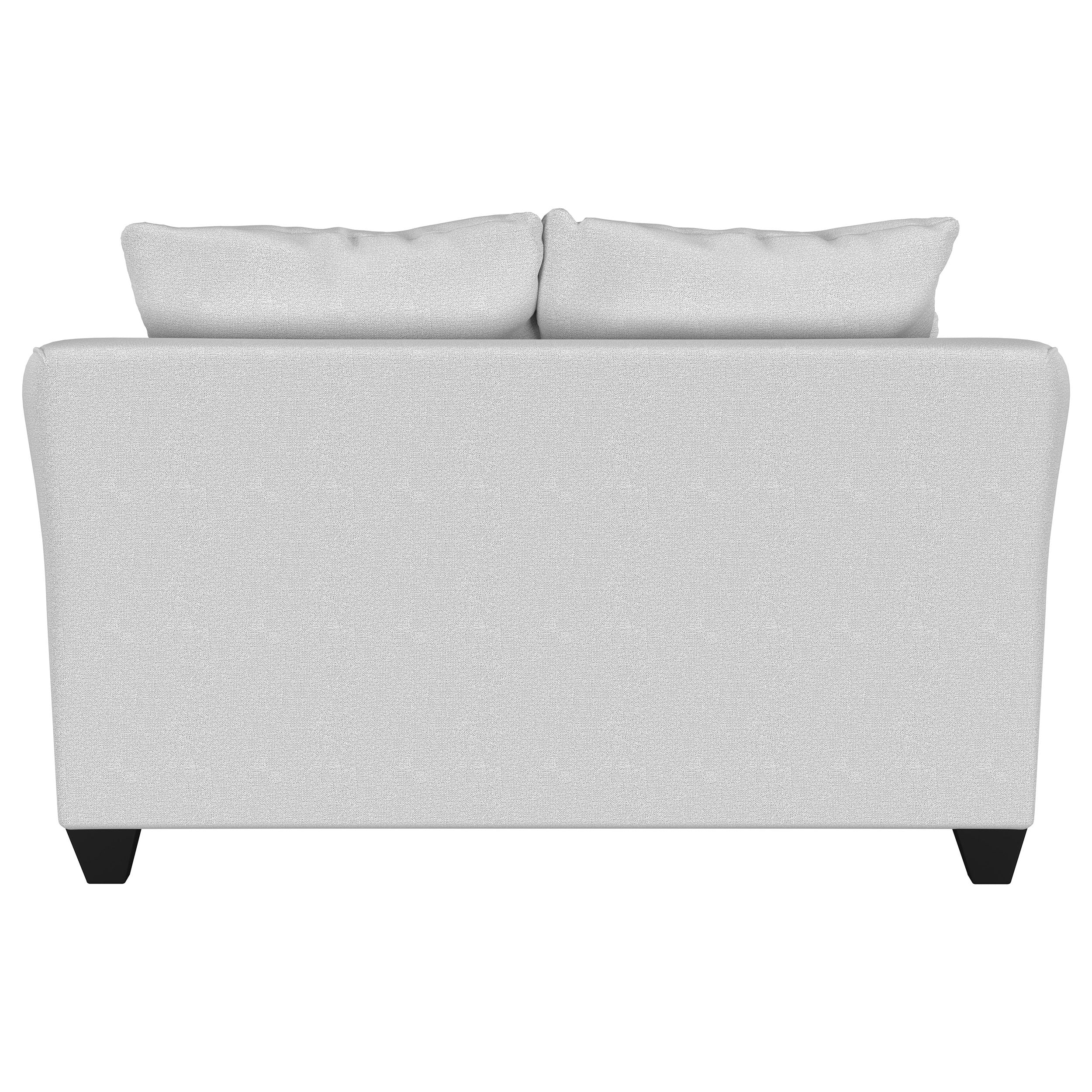 Salizar Upholstered Flared Arm Loveseat Sand