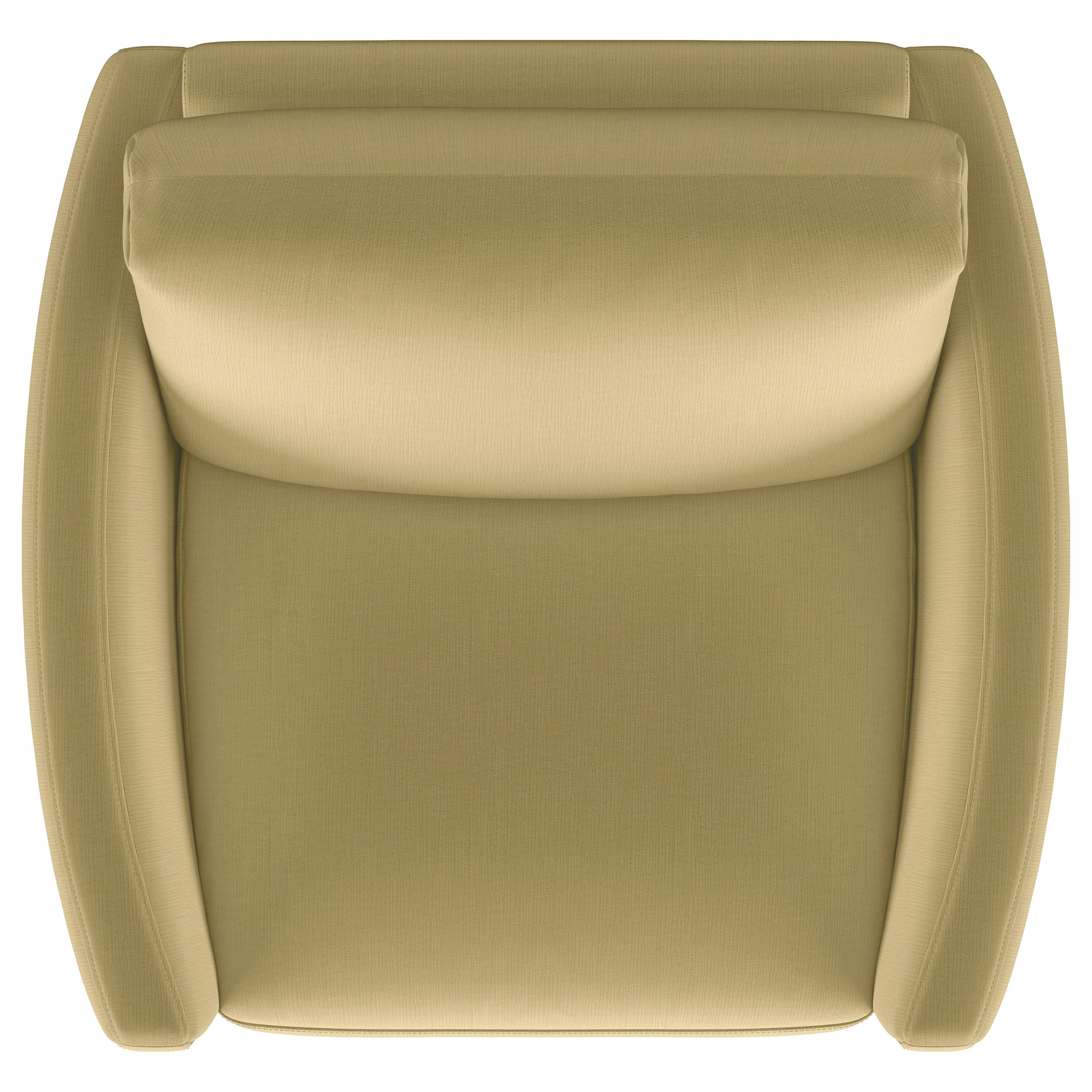 Corliss Upholstered Curved Track Arm Chair Camel