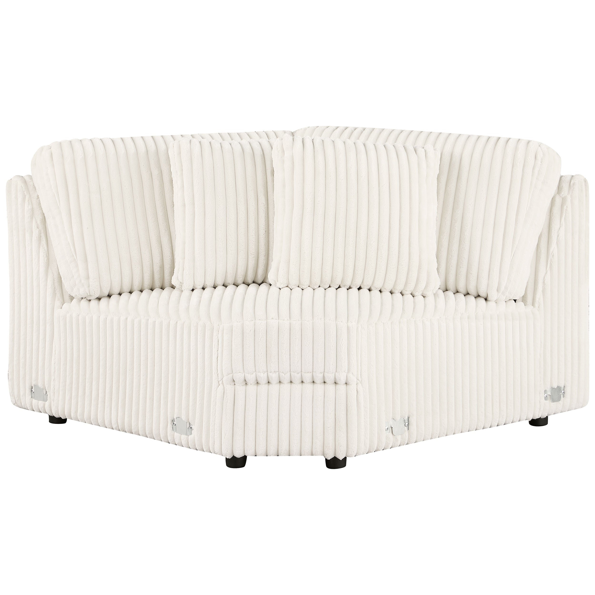 Best Furniture Outlet - Coaster - Emberson Upholstered Wedge Ivory - 508852