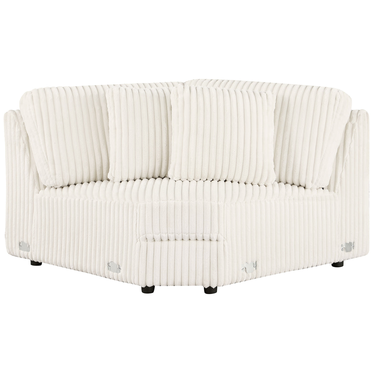 Best Furniture Outlet - Coaster - Emberson Upholstered Wedge Ivory - 508852