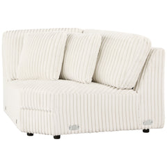 Emberson Upholstered Wedge Ivory