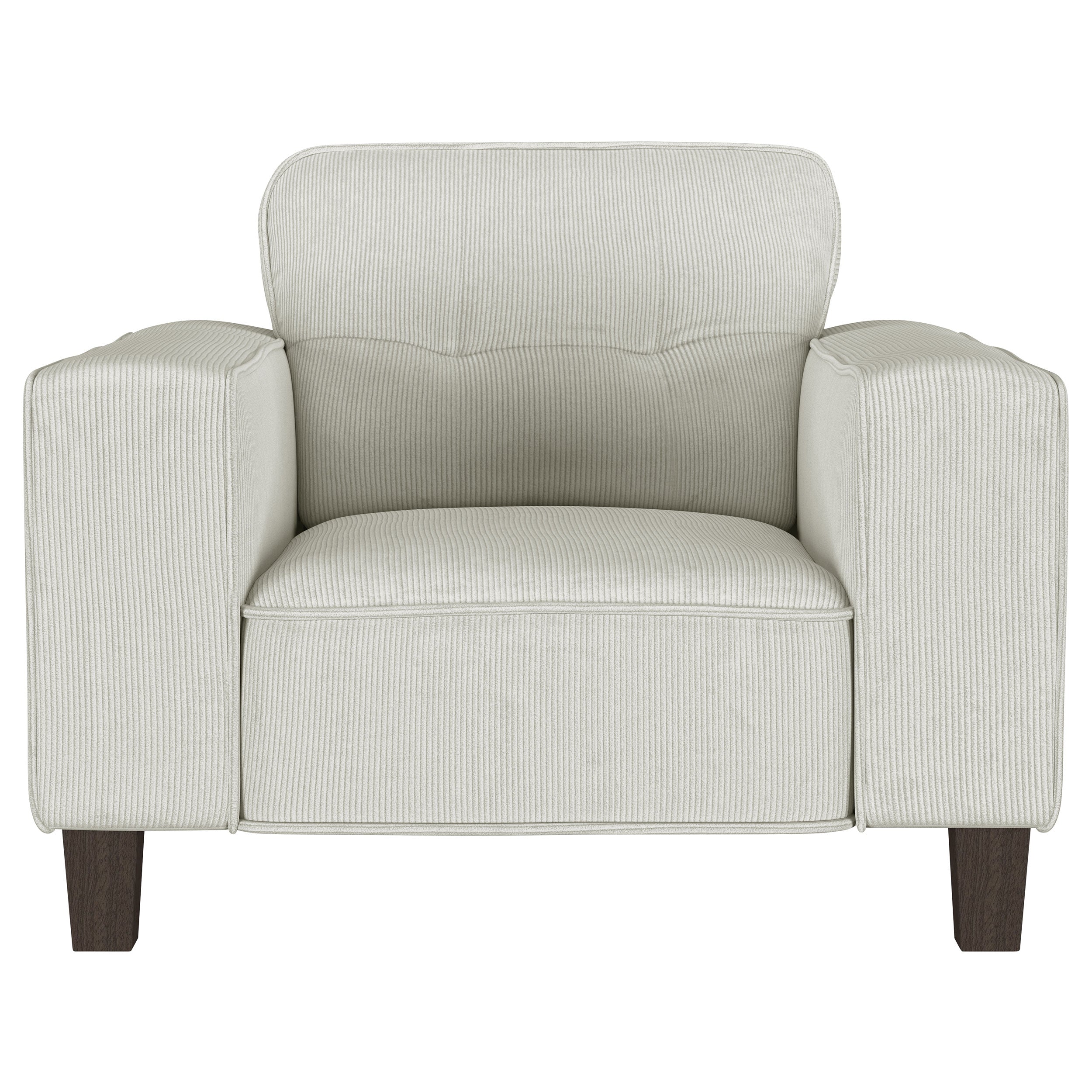 Deerhurst 3-piece Upholstered Track Arm Sofa Set Greige