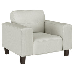 Best Furniture Outlet - Coaster - Deerhurst Upholstered Track Arm Tufted Accent Chair Greige - 509649