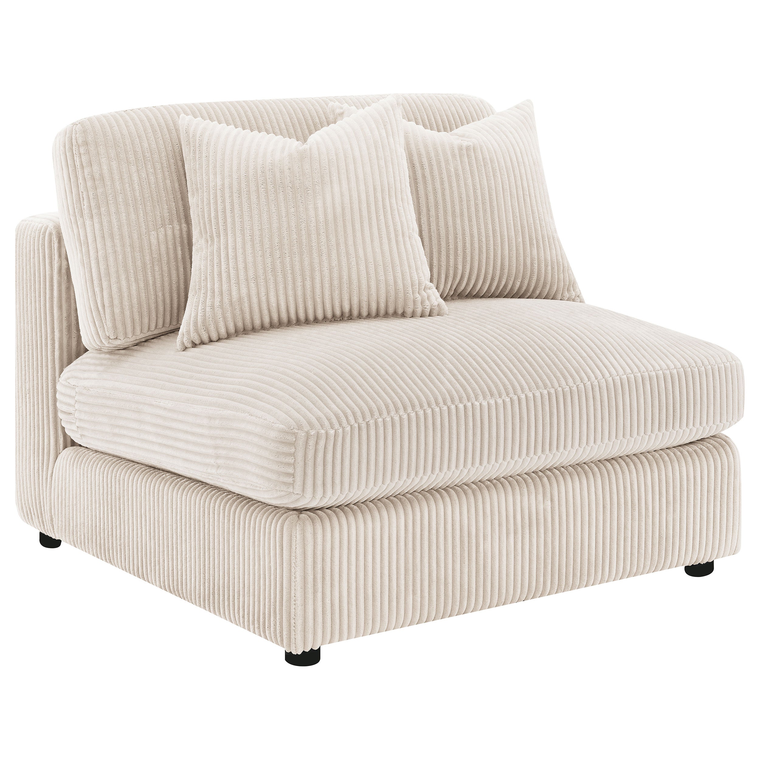Best Furniture Outlet - Coaster - Blaine Upholstered Armless Chair Sand - 509897