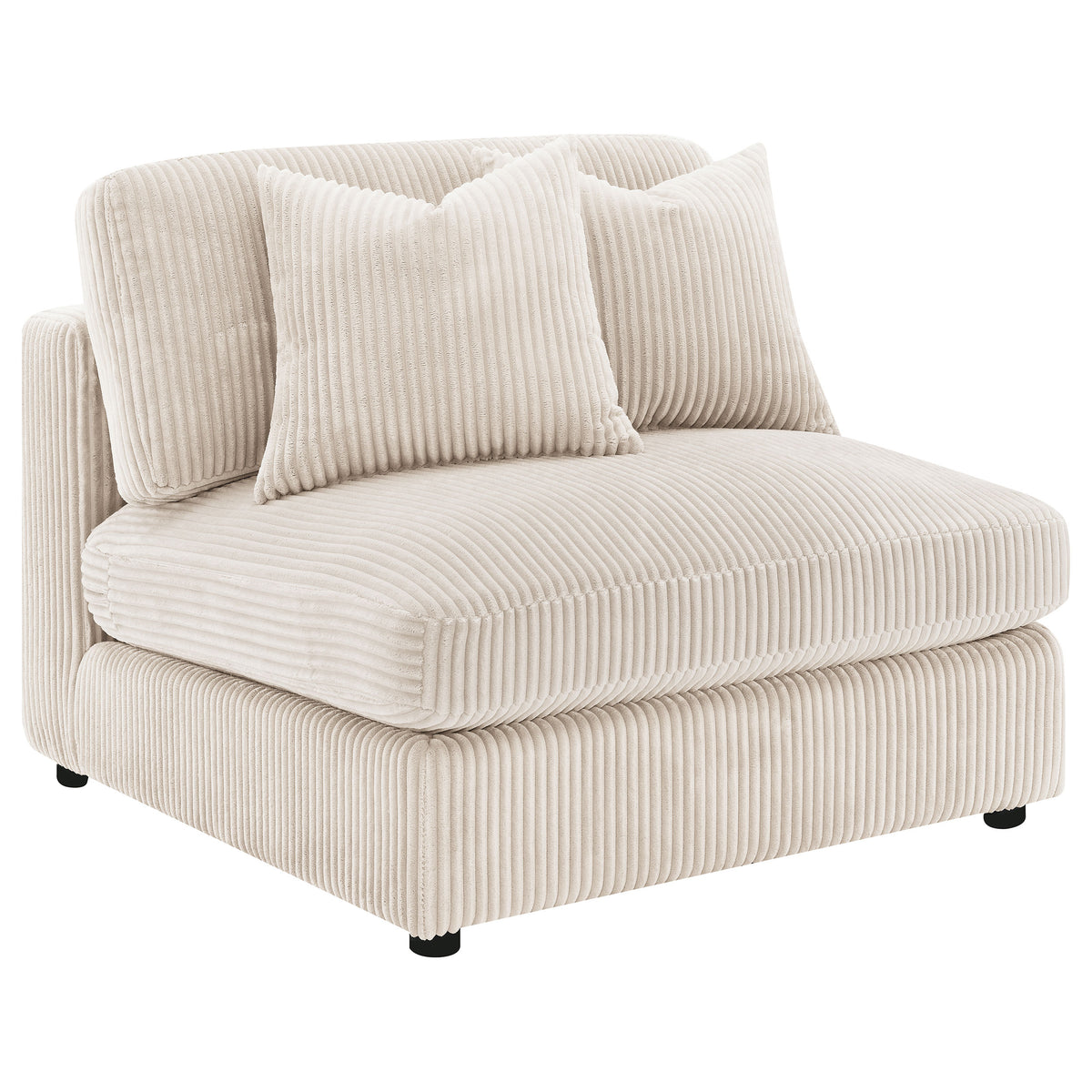 Best Furniture Outlet - Coaster - Blaine Upholstered Armless Chair Sand - 509897