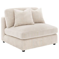 Best Furniture Outlet - Coaster - Blaine Upholstered Armless Chair Sand - 509897
