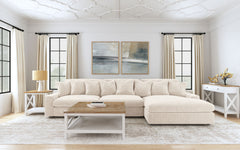 Best Furniture Outlet - Coaster - Blaine Upholstered Reversible Chaise Sectional Sofa Sand - 509899-SET