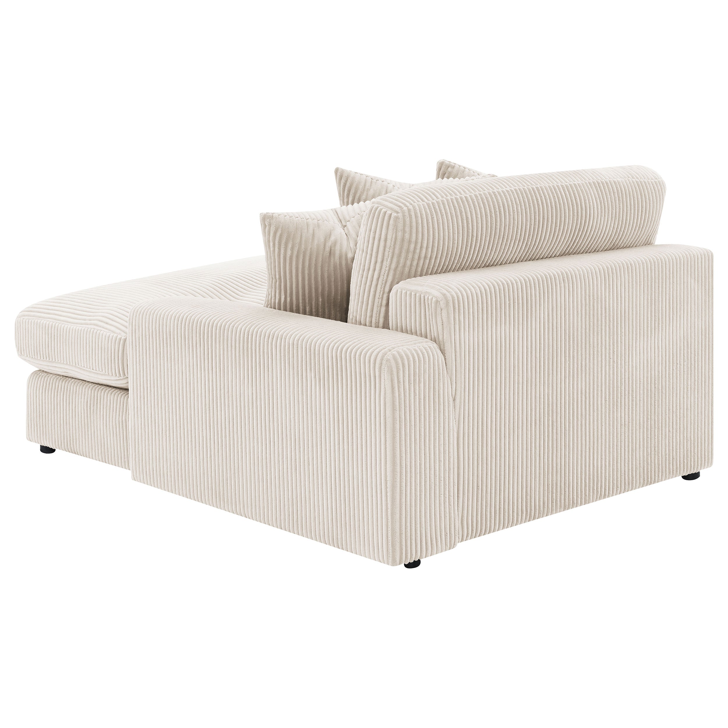 Blaine Upholstered Reversible Chaise Sectional Sofa Sand