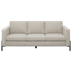 Tilly Upholstered Track Arm Sofa Oatmeal