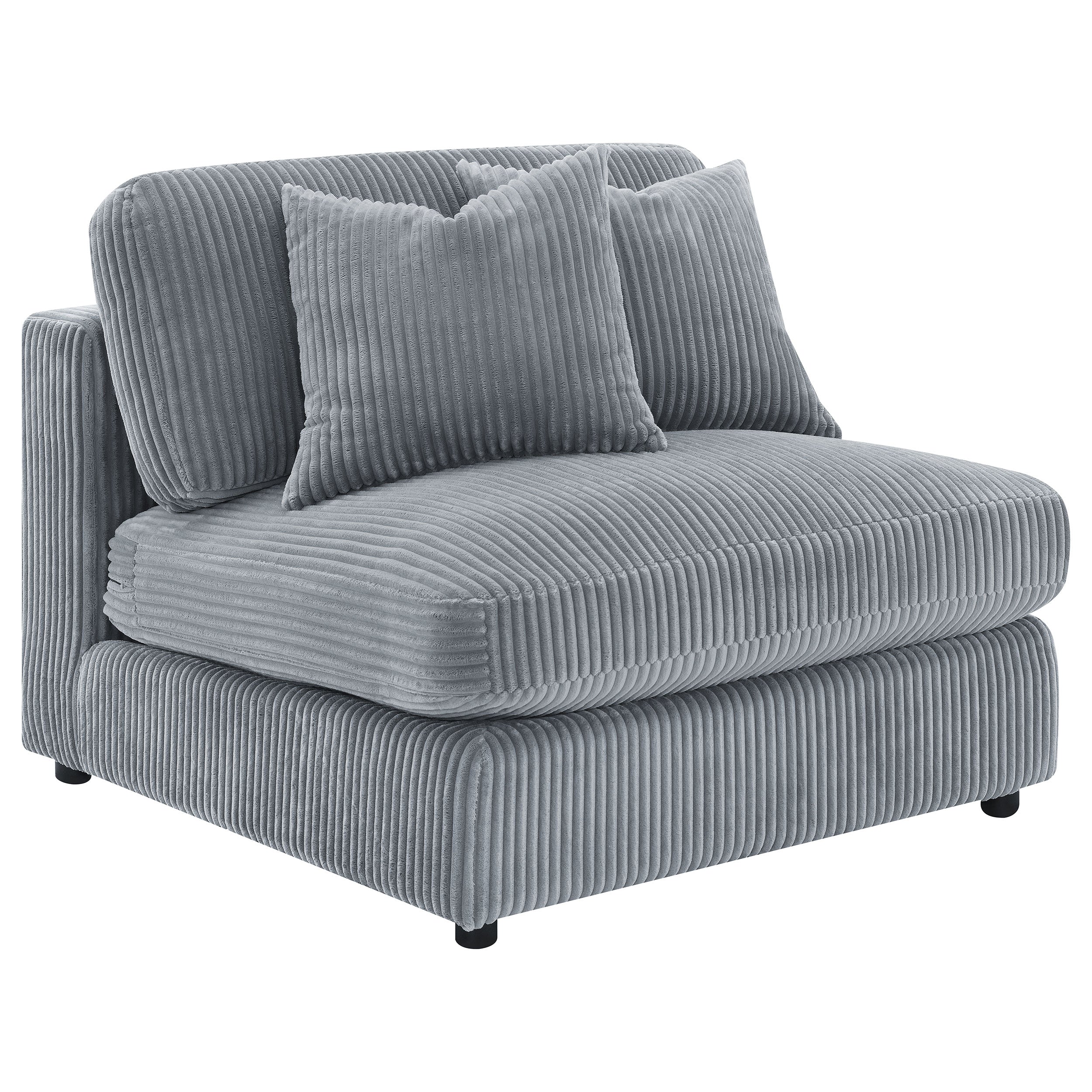Best Furniture Outlet - Coaster - Blaine Upholstered Armless Chair Fog - 509997