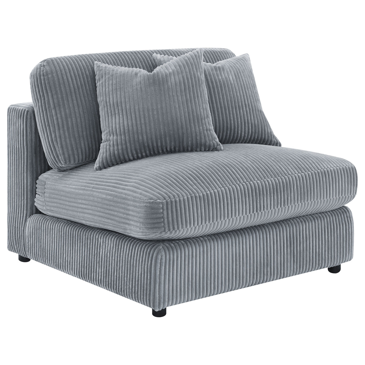 Best Furniture Outlet - Coaster - Blaine Upholstered Armless Chair Fog - 509997