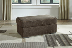Best Furniture Outlet - Ashley Furniture - Aylesworth Living Room - Chair and a Half / Chocolate - 5370223