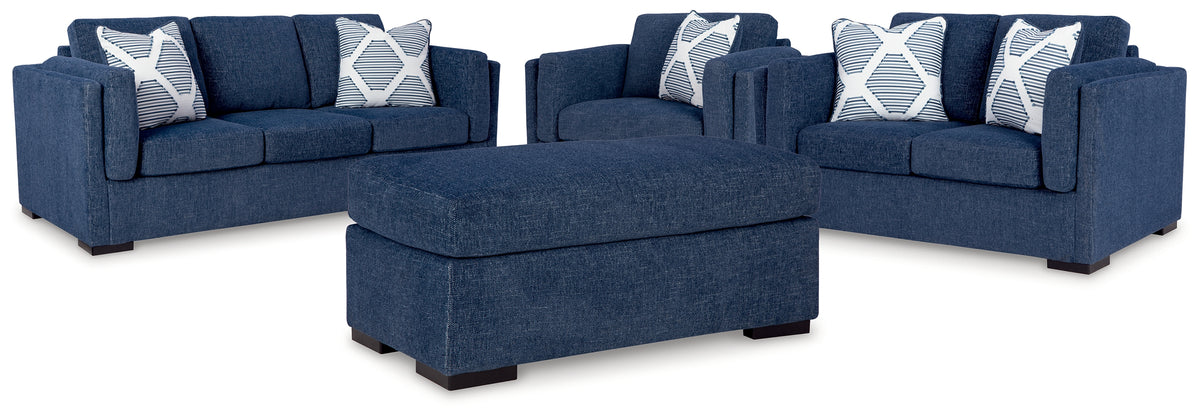 Best Furniture Outlet - Ashley Furniture - Evansley Sofa, Loveseat, Oversized Chair and Ottoman - Sofa, Loveseat, Oversized Chair and Ottoman - 54502U3