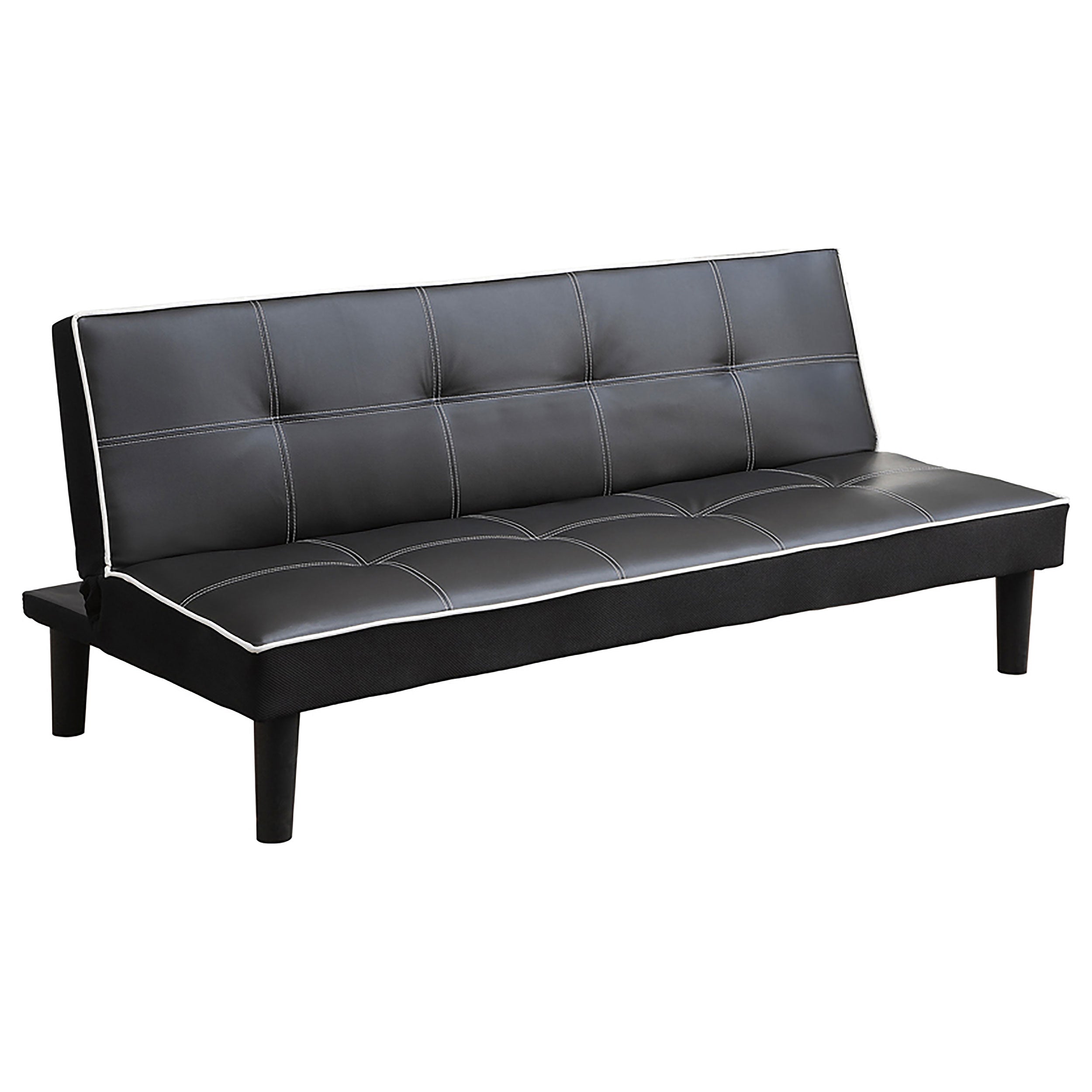 Best Furniture Outlet - Coaster - Katrina Upholstered Tufted Convertible Sofa Bed Black - 550044
