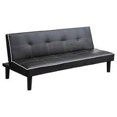 Best Furniture Outlet - Coaster - Katrina Upholstered Tufted Convertible Sofa Bed Black - 550044