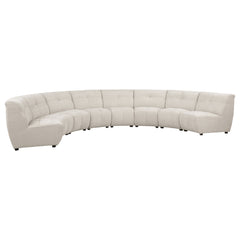 Best Furniture Outlet - Coaster - Charlotte 8-piece Upholstered Modular Sectional Sofa Ivory - 551300