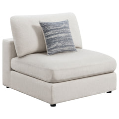 Best Furniture Outlet - Coaster - Serene Upholstered Armless Chair Beige - 551321