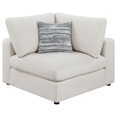 Best Furniture Outlet - Coaster - Serene Upholstered Corner Beige - 551322