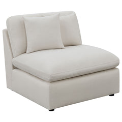 Hobson 5-piece Upholstered Modular Sectional Sofa Ivory