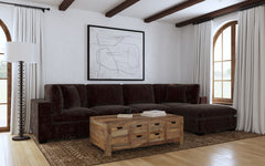 Best Furniture Outlet - Coaster - Lakeview 5-piece Upholstered Modular Sectional Chocolate - 551464-SETB
