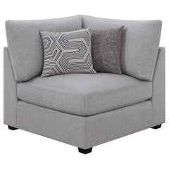 Best Furniture Outlet - Coaster - Cambria Upholstered Corner Grey - 551512