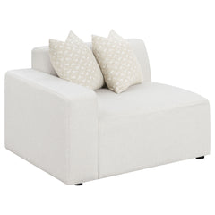 Best Furniture Outlet - Coaster - Freddie Upholstered LAF Chair Pearl - 551644LAF