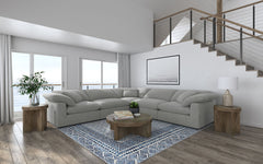 Best Furniture Outlet - Coaster - Raleigh 5-piece Boucle Upholstered Modular Sectional Grey - 551754-SETB
