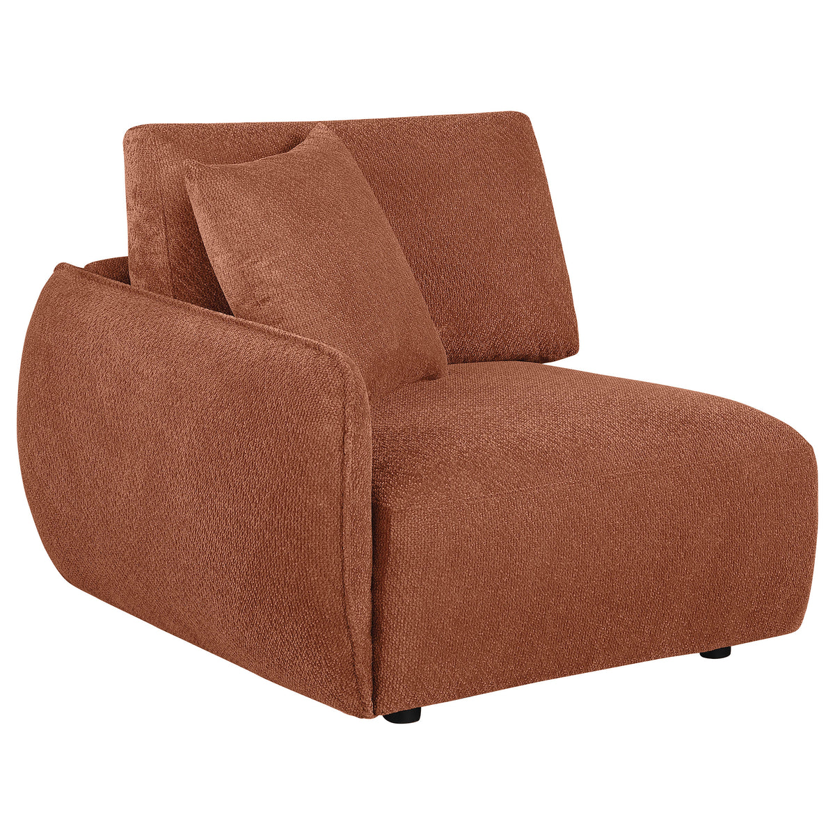 Best Furniture Outlet - Coaster - Elysia Fabric Upholstered Modular LAF Chair Coral - 551894LAF