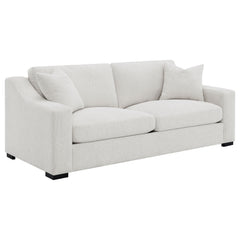 Best Furniture Outlet - Coaster - Ashlyn Fabric Upholstered Track Arm Sofa Sand - 552091