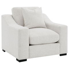 Best Furniture Outlet - Coaster - Ashlyn Fabric Upholstered Track Arm Accent Chair Sand - 552093