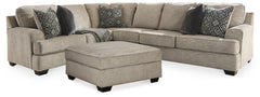 Best Furniture Outlet - Ashley Furniture - Bovarian 3-Piece Sectional and Ottoman - 3-Piece Sectional and Ottoman - 56103U3
