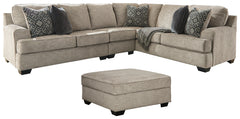 Best Furniture Outlet - Ashley Furniture - Bovarian 3-Piece Sectional with Ottoman - 3-Piece Sectional with Ottoman - 56103U2