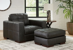 Best Furniture Outlet - Ashley Furniture - Luigi Oversized Chair and Ottoman - Oversized Chair and Ottoman - 56506U2