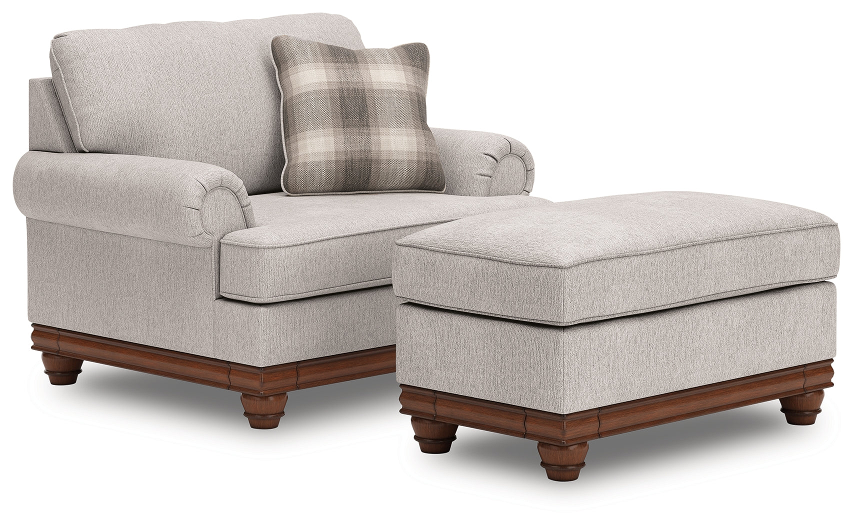 Best Furniture Outlet - Ashley Furniture - Clearbrooke Oversized Chair and Ottoman - Oversized Chair and Ottoman - PC56803U4