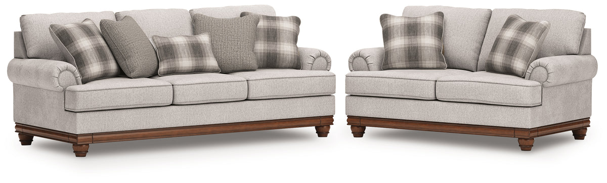 Best Furniture Outlet - Ashley Furniture - Clearbrooke Bedroom - Sofa and Loveseat - PC56803U3