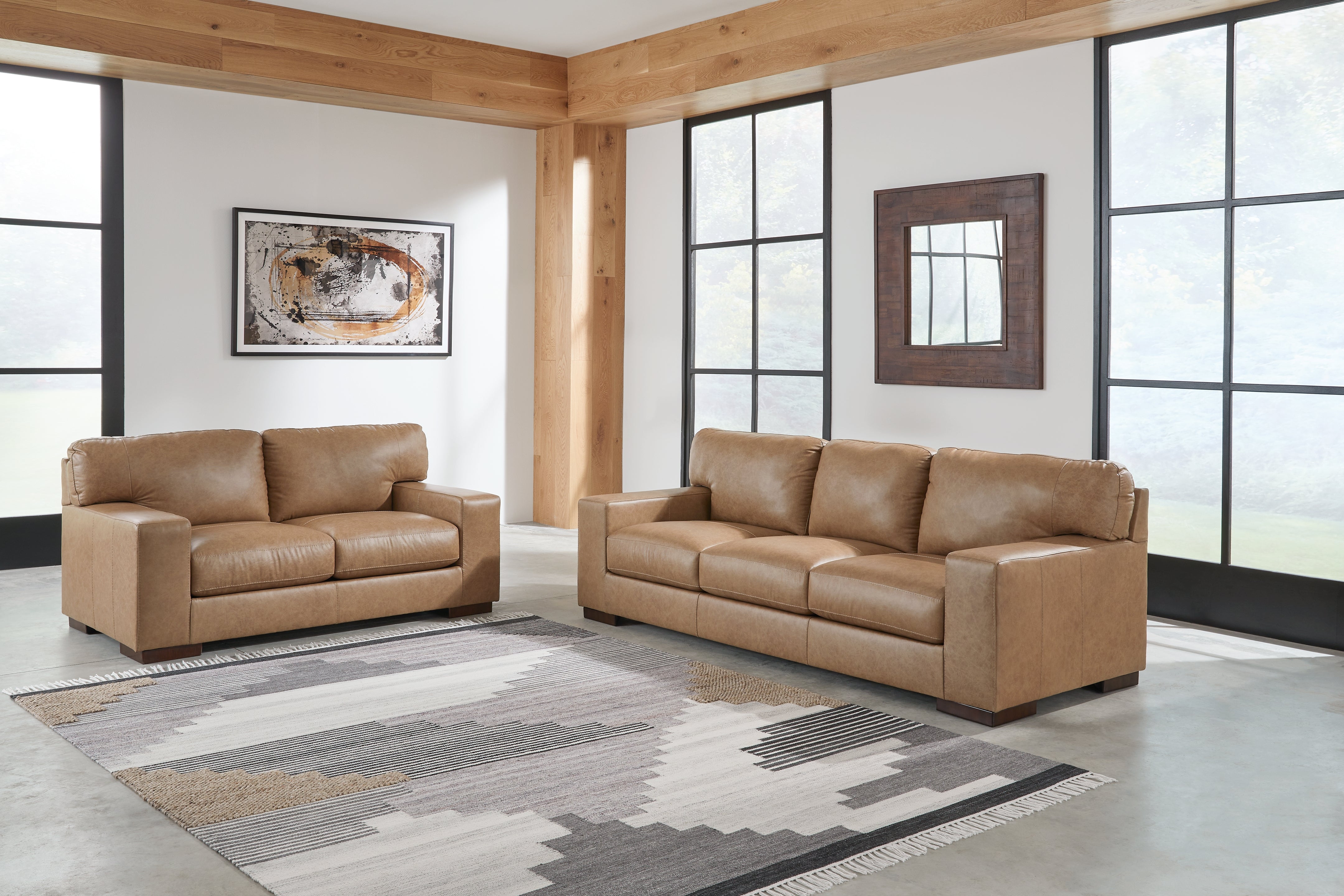 Best Furniture Outlet - Ashley Furniture - Lombardia Sofa and Loveseat - Sofa and Loveseat - 57302U1