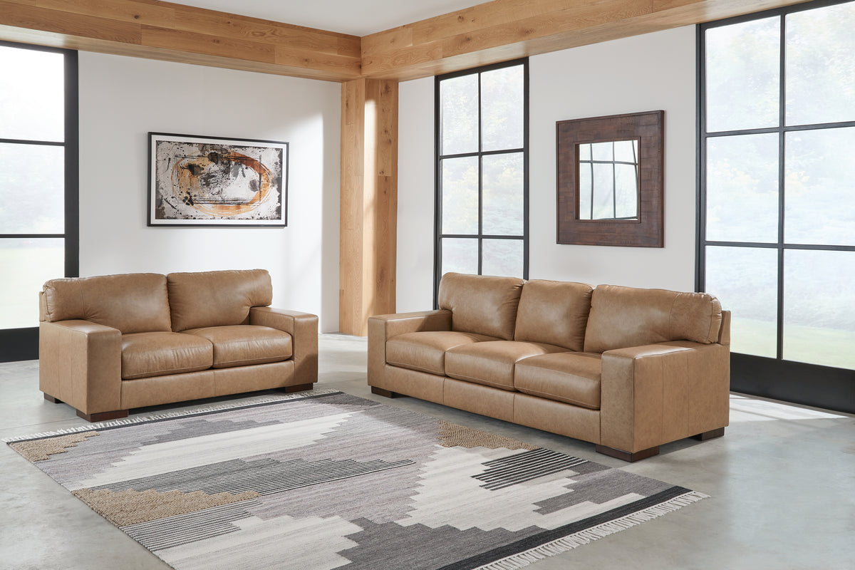 Best Furniture Outlet - Ashley Furniture - Lombardia Sofa and Loveseat - Sofa and Loveseat - 57302U1
