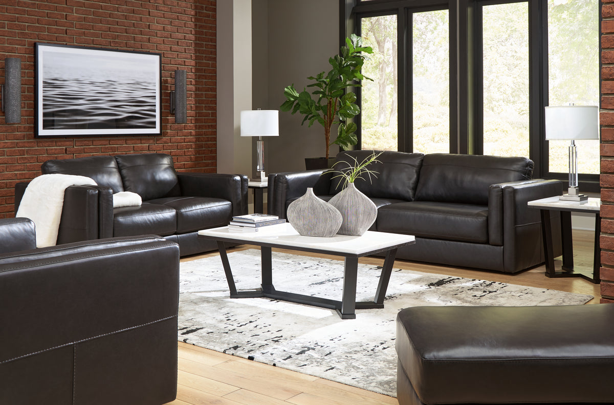 Best Furniture Outlet - Ashley Furniture - Amiata Sofa, Loveseat, Oversized Chair and Ottoman - Sofa, Loveseat, Oversized Chair and Ottoman - 57405U4