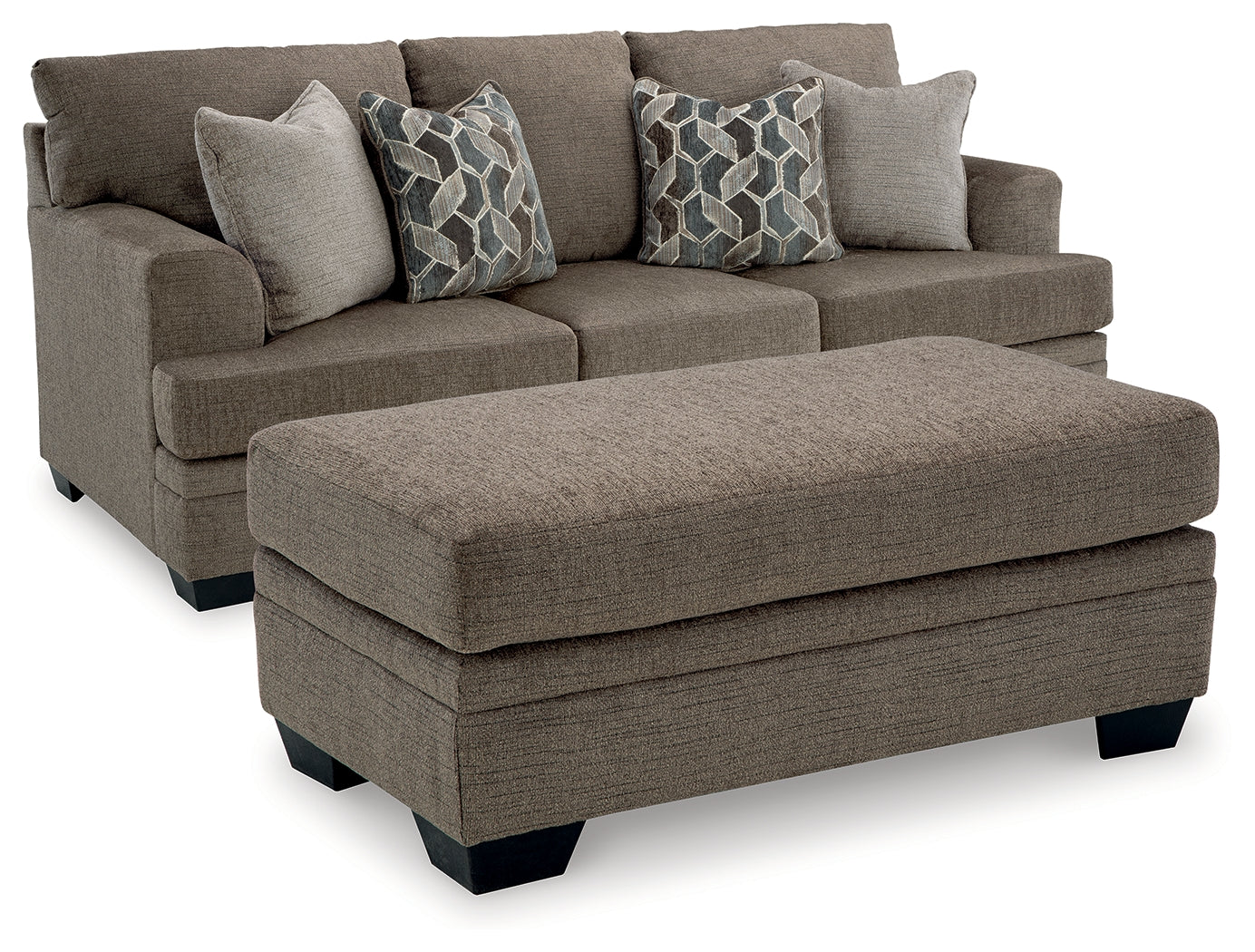 Best Furniture Outlet - Ashley Furniture - Stonemeade Sofa and Ottoman - Sofa and Ottoman - 59505U8
