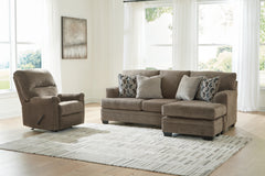 Best Furniture Outlet - Ashley Furniture - Stonemeade Sofa Chaise and Recliner - Sofa Chaise and Recliner - 59505U5