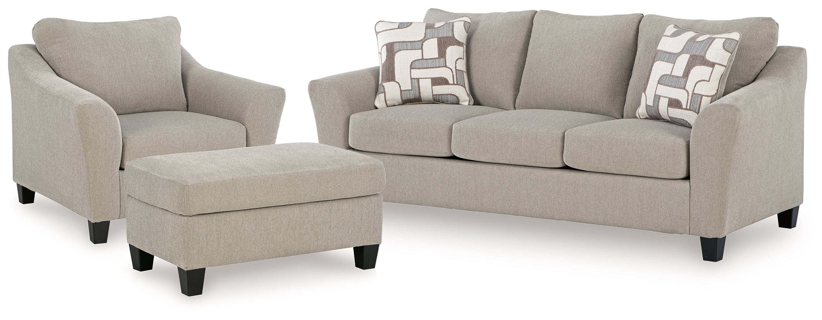 Best Furniture Outlet - Ashley Furniture - Willarae Sofa, Oversized Chair and Ottoman - Sofa, Oversized Chair and Ottoman - 59803U2
