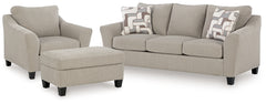 Best Furniture Outlet - Ashley Furniture - Willarae Sofa, Oversized Chair and Ottoman - Sofa, Oversized Chair and Ottoman - 59803U2