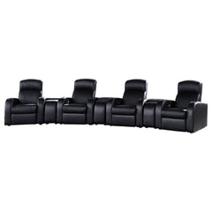 Best Furniture Outlet - Coaster - Cyrus 7-piece Upholstered Home Theater Seating - 600001-S4A