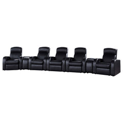 Best Furniture Outlet - Coaster - Cyrus 7-piece Upholstered Home Theater Seating - 600001-S5B