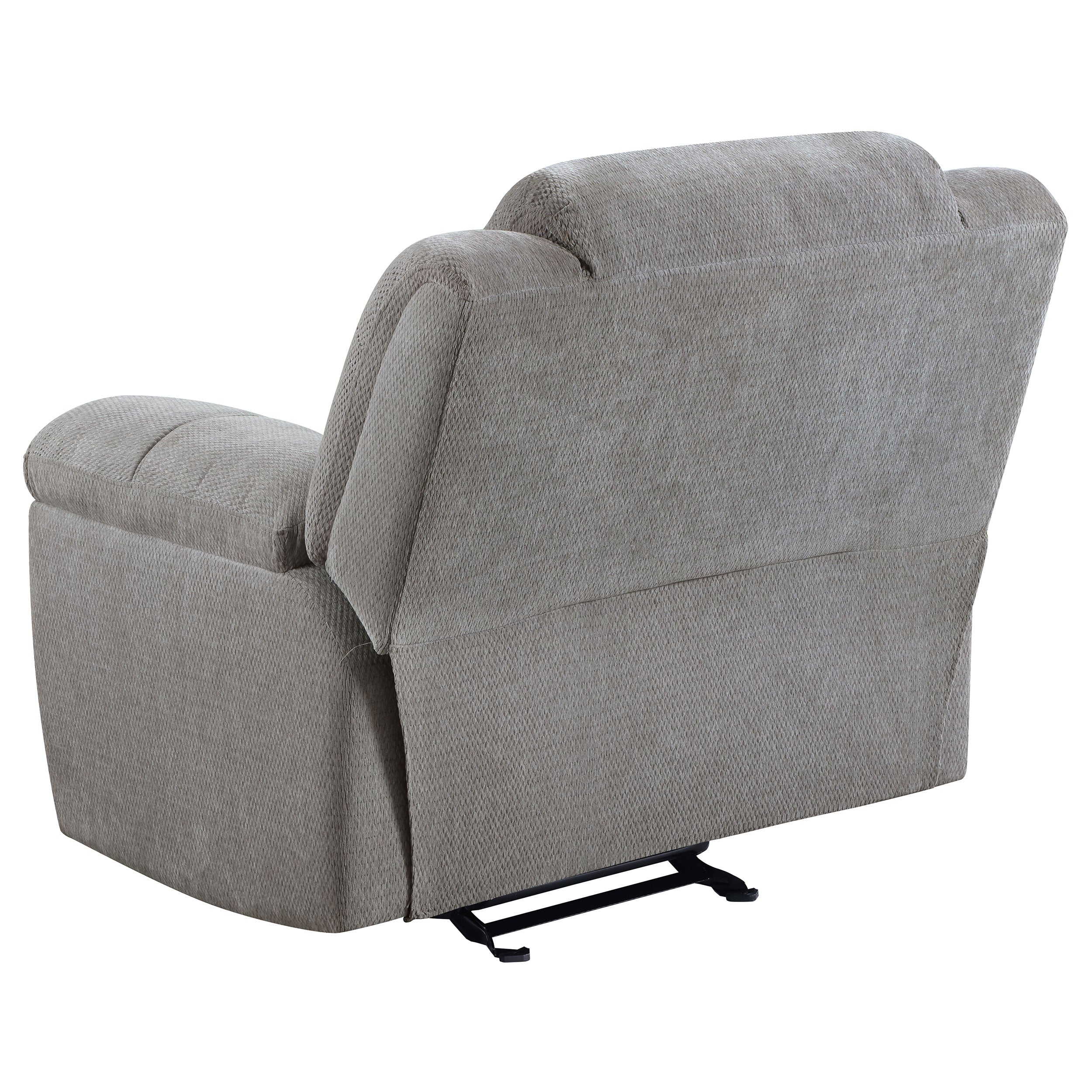 Gilson 3-piece Chenille Upholstered Reclining Sofa Set Grey