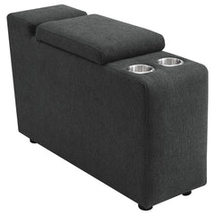 Best Furniture Outlet - Coaster - Collins Upholstered Modular Storage Console Dark Grey - 609530CON