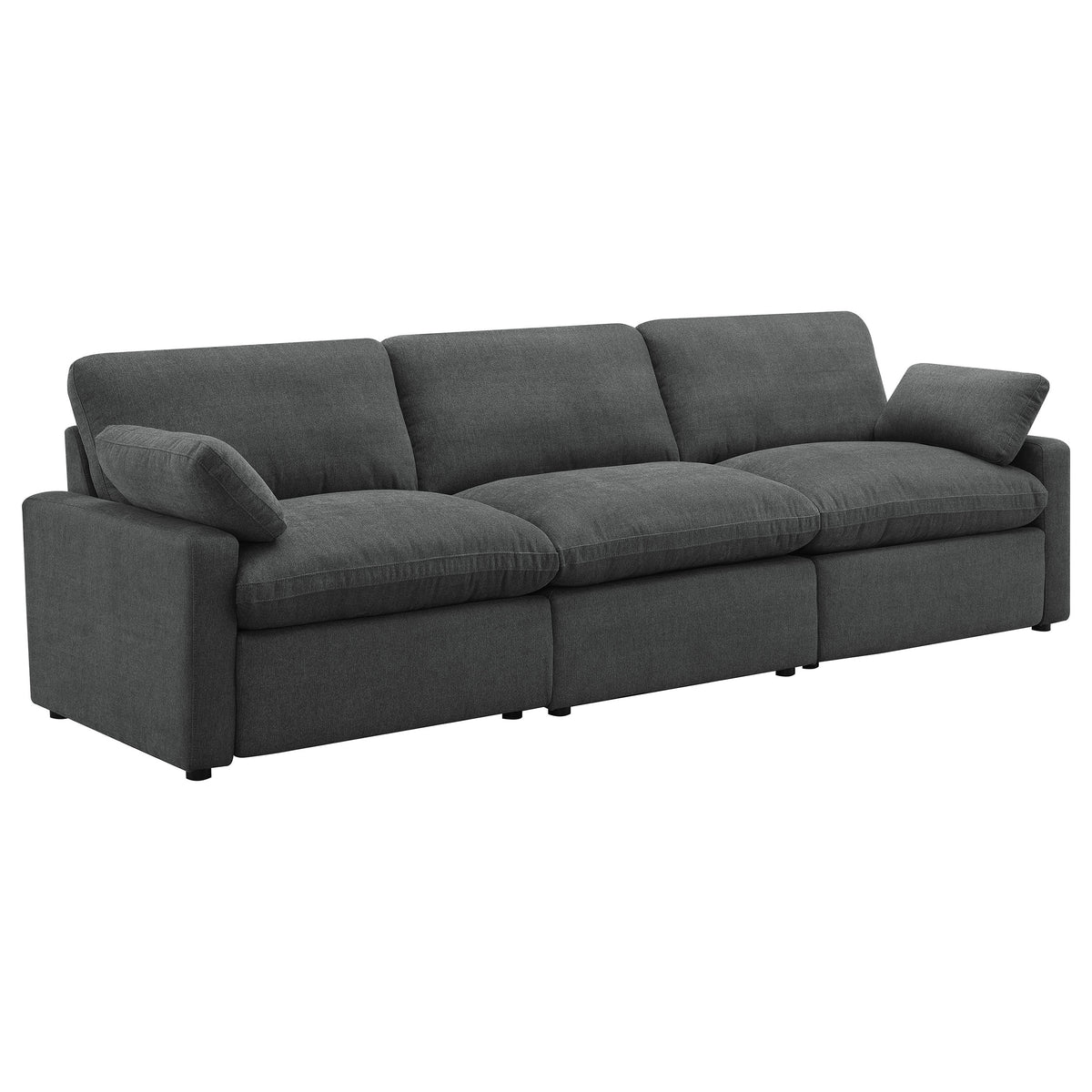 Best Furniture Outlet - Coaster - Collins Modular Power Sofa Dark Grey - 609531P