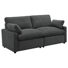Best Furniture Outlet - Coaster - Collins Modular Power Loveseat Dark Grey - 609532P