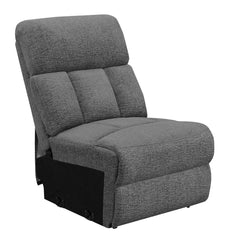 Best Furniture Outlet - Coaster - Bahrain Upholstered Armless Chair Charcoal - 609540AC