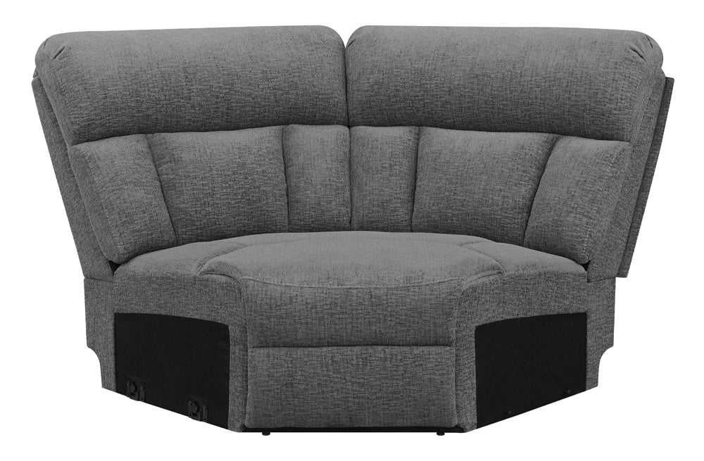 Best Furniture Outlet - Coaster - Bahrain Upholstered Wedge Charcoal - 609540WDG